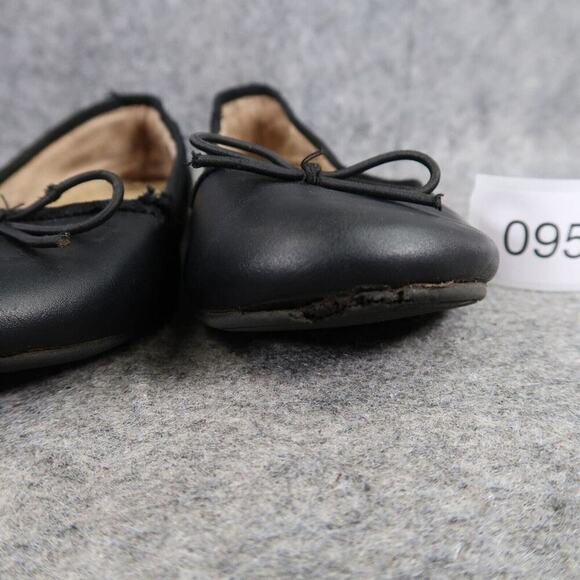 Cat & Jack Shoes Girls 1 Ballet Flats Slip On Bow Black Casual Classic Kids - Picture 4 of 16